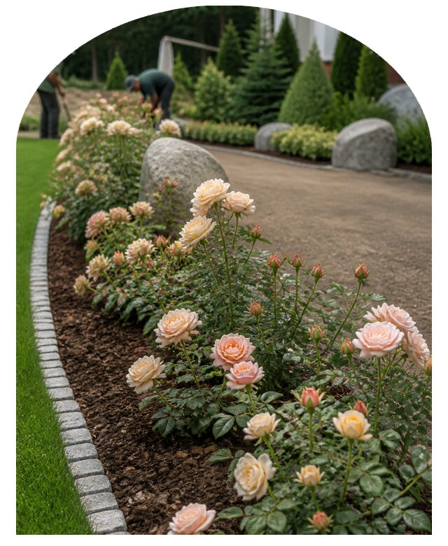 Розарий под ключ в Красноуфимске по цене от 15236 р. | Метпроект-Крф